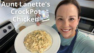 Our favorite way to eat chicken Aunt Lanettes CrockPot Chicken  Easy dinner for busy families