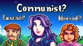 The Politics of Stardew Valley Characters