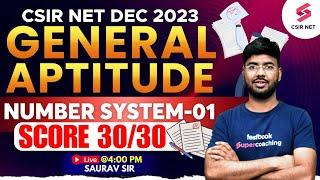 CSIR NET Dec 2023  General Aptitude PYQs Solution  Number System 01  Saurav Sir