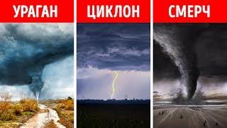 Ураган смерч циклон – в чем разница?