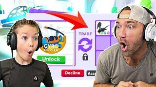 The Adopt Me UPDATE is HERE We Trade NEW PREMIUM Robux Gyrocopter Roblox Adopt Me