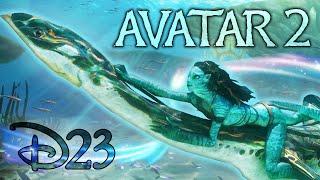 All AVATAR 2 News from D23 - New Scenes & More