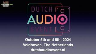 Dutch Audio Event 2024 Conference program