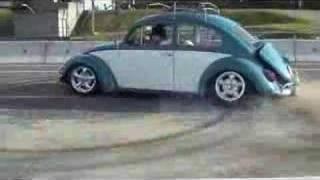 Drifting in a VW Beetle