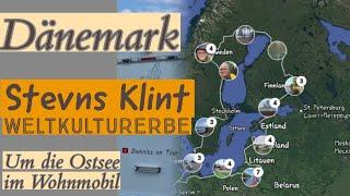 #162  Weltkulturerbe Stevns Klint mit dem Wohnmobil. Dänemark der Osten.