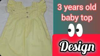 Baby top design cutting and stitching box plates frock designdesigner top for babies.