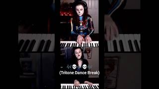 Danse Macabre Piano Duet  Camille Saint-Saëns #shorts #dansemacabre #spookyseason #pianoduet