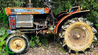 Full restoration of ISEKI TX1210  old tractor _ Restore and revive abandoned old tractor