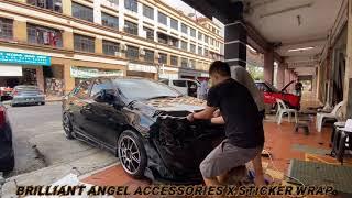 How I install Bonnet Carbon Teckwrap on Vios