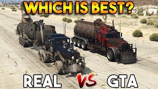 GTA 5 CERBERUS VS REAL WAR RIG  WHICH IS BEST?