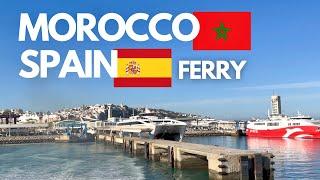  Morocco to Spain Ferry Crossing the Strait of Gibraltar