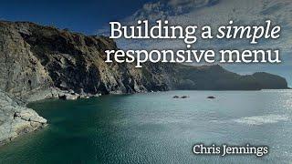 Building a Simple responsive menu with CSS