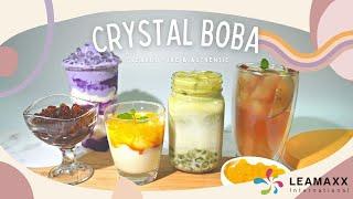 Crystal Boba Agar Jelly  Lovely & Healthy Topping Choice for Bubble Tea