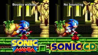 Sonic Mania - Sonic CD Walking Animation Mod Download
