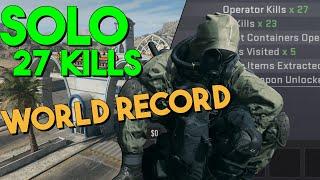 27 Operator Kills as a Solo in DMZ S3 World Record