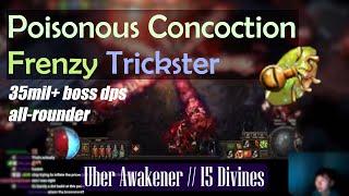 Poisonous Concoction Bouncing Trickster   35m+ DPS Path of Exile 3.24 Necropolis