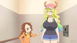 Lucoa & Saikawa talking about Boys  Kobayashi-san Chi no Maid Dragon mini shorts