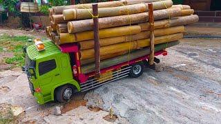 RC Truck Hino Beraksi Kembali Dengan Muatan Setinggi Gunung Lawu - Sopir Miniatur truk