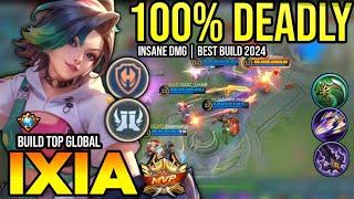IXIA BEST BUILD 2024  BUILD TOP GLOBAL IXIA GAMEPLAY  MOBILE LEGENDS