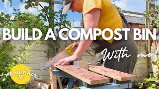 BUILDING A COMPOST BIN - from reclaimed wood - The Dailyish Vlog 301