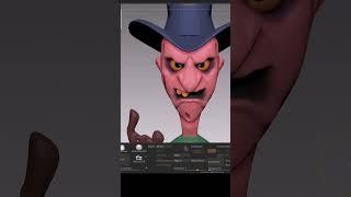 Sculpting Freddy Krueger - Halloween Sculpting #zbrush #halloween #freddykrueger