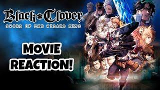 BLACK CLOVER SWORD OF THE WIZARD KING MOVIE REACTION  THE BLACK CLOVER MOVIE
