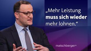 Sozialstaat in Gefahr? Kevin Kühnert SPD und Jens Spahn CDU im Gespräch  maischberger