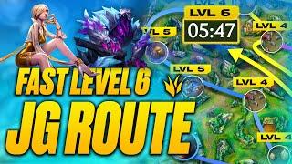 New BEST Jungle Route & Clear For FAST Level 6 On ALL Junglers