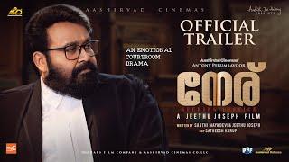 Neru - Official Trailer  Mohanlal  Jeethu Joseph  Priyamani  Anaswara Rajan  Antony Perumbavoor