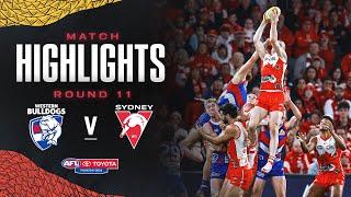 Western Bulldogs v Sydney Swans Highlights  Round 11 2024  AFL