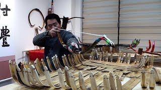 Bamboo Bow Made in the Best Archery Country Korea. Bow Artisan in Korea.