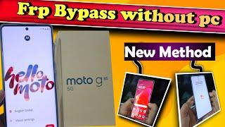 Motorola g85 5g Frp Bypass without pc   new method 2024