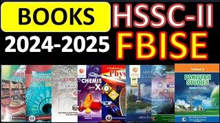 Class 12 Books Federal Board HSSC-II FBISE 2024-2025   Study With Me In Pakistan  2nd Year Books