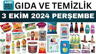 A101 3 EKİM 2024 AKTÜEL KATALOĞU  A101 GIDA VE TEMİZLİK KATALOĞU  A101 PERŞEMBE A101 ATIŞTIRMALIK