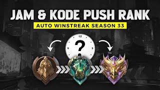 ANTI TIM NOOB & TROLL  JAM & KODE PUSH RANK TERBAIK SEASON 33 - WARRIOR SAMPAI MYTHIC