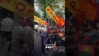 Tensión y disturbios en la protesta del 1° de Mayo en Turquía