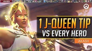 1 JUNKER QUEEN TIP for EVERY HERO ft. Akashoverwatch