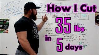 Water Loading and Cutting Weight How I Cut 35lbs in 5 Days Plus FREE Ebook