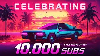 Celebrating 10K Subscribers  Synthwave  Vaporwave  Cyberpunk mix  Best Of Synthwave Music