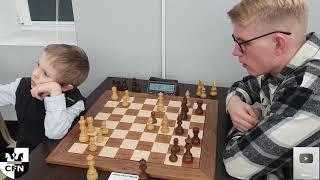 Tweedledum 1537 vs S. Pasyukov 1554. Chess Fight Night. CFN. Blitz