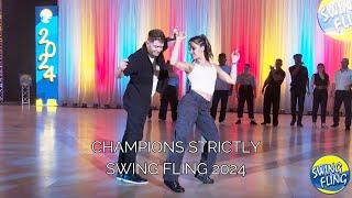 Champions Strictly - 1st place - Thibault Ramirez & Nicole Ramirez - Swing Fling 2024