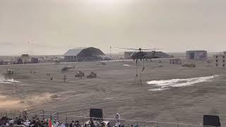 UH-60 Blackhawk with Mini Gun Quick Stop in Dubai