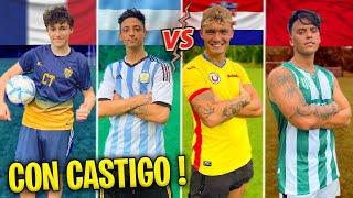 RETO de FUTBOL MUNDIALISTA con IAN LUCAS TEO DM y NICK SICARO 