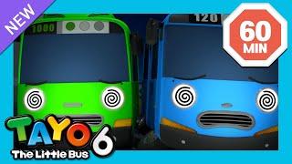 Tayo S6 Compilation EP6-10  My friend Cargo and more 60 mins  Tayo the Little Bus