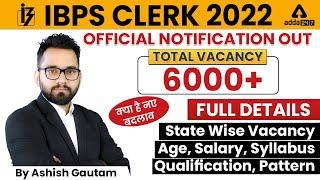 IBPS Clerk 2022 Notification  IBPS Clerk Vacancy Syllabus Salary Preparation  Full Details