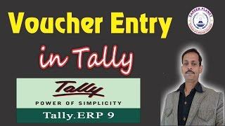 Accounting Vouchers in Tally ERP 9 Hindi Day-6 Accounting Entries in Tally  Learn Tally ERP 9