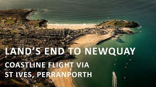 4K ATC Scenic flight from Lands End to Newquay Airport