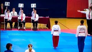 Yuki Yang 2024 AAU Oregon State Championship Pairs Poomsae Koryo