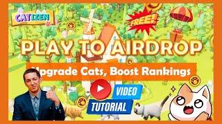 Catizen  Play to AIRDROP Mini Game on TON Blockchain & Telegram  How to Play TUTORIAL