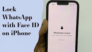 How to Lock WhatsApp with Face ID on iPhone 11 iPhone 12 or iPhone 13